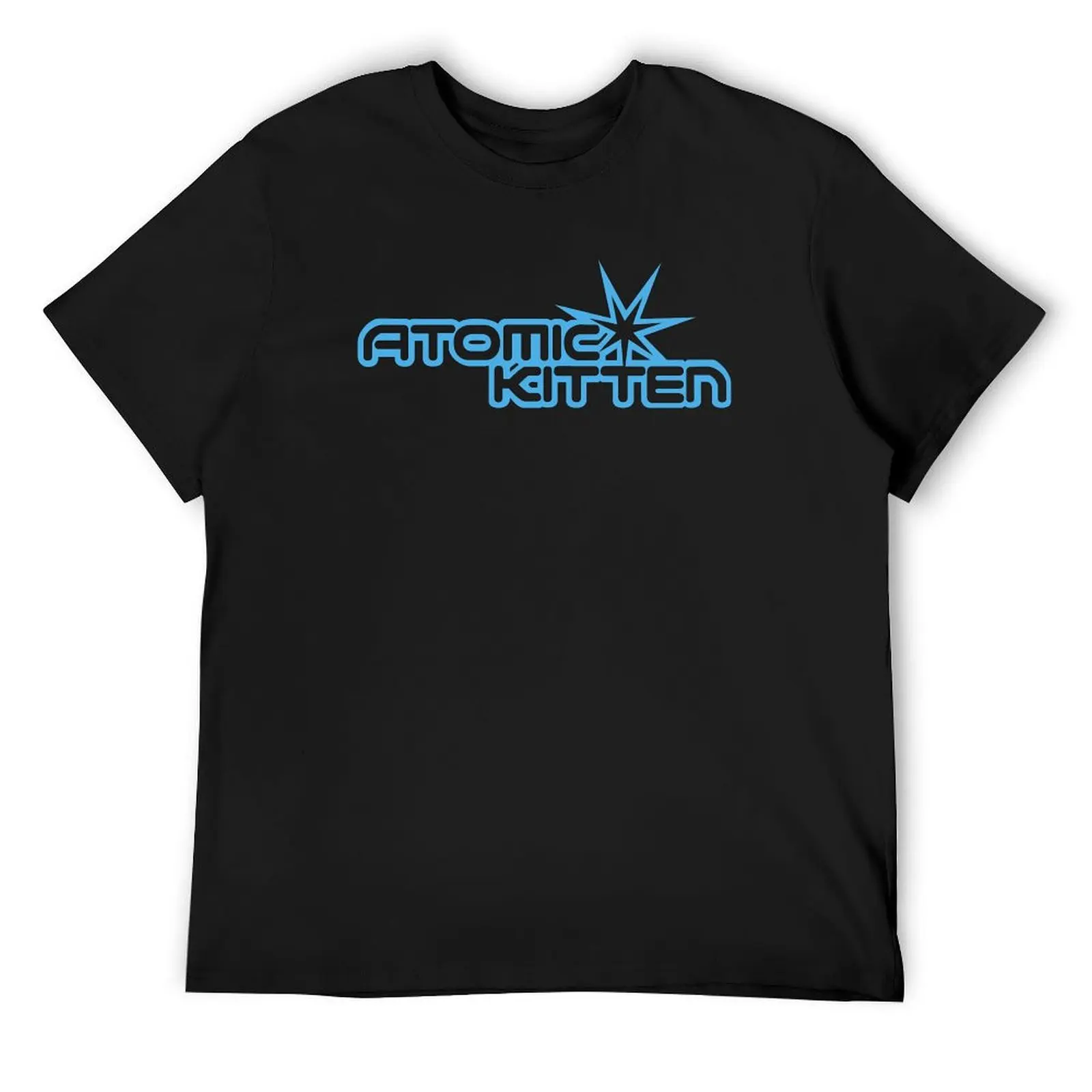 

Atomic kitten retro noughties logo T-Shirt blacks anime figures mens graphic t-shirts hip hop