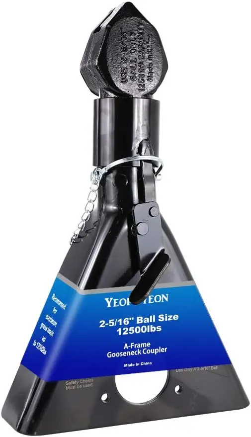

2-5/16" Heavy Duty Weld-On Trailer Coupler, 12,500 lbs Capacity for Horse Trailers, RVs & Campers