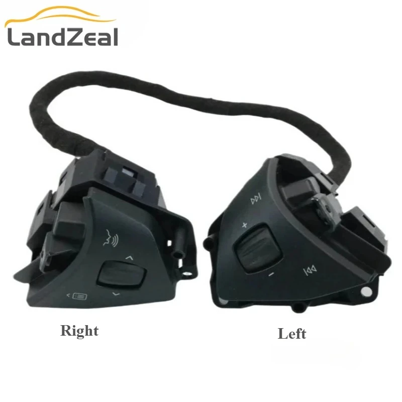 

Правая/1 пара автозапчастей, кнопка голосового управления аудио на рулевом колесе для Tesla Model S X 2016-2020 101324200 101324200H