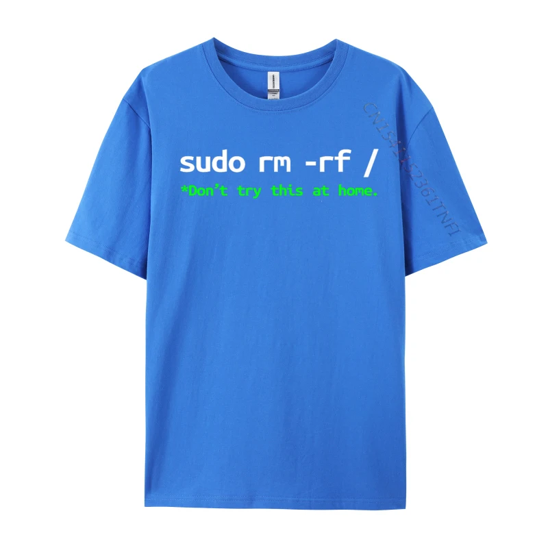 Sudo rm rf unisex child Shirt Linux Programmer Engineer Opensource 2024 New Men's T-shirts Simple Style Design Tops Shirt Cotton