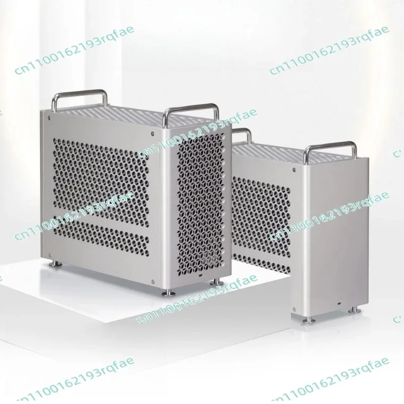 Portable Compact Handheld PC Case with Design for DIY Desktop Builds  B2Pro All-Aluminum MATX Case