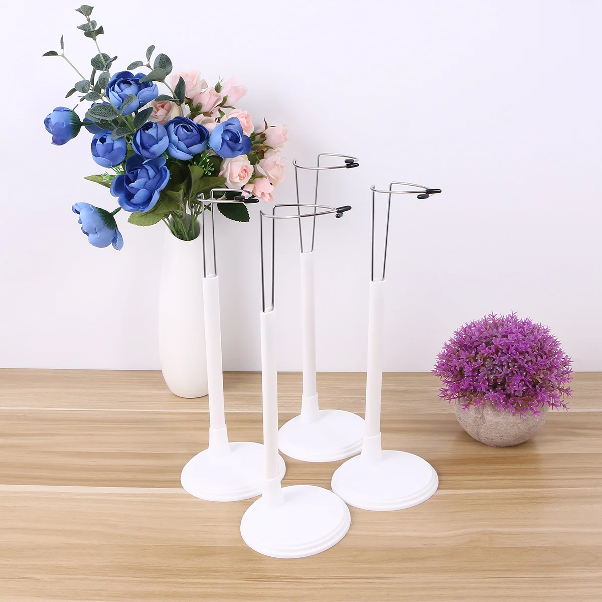 4 Pcs Action Figure Base Stand Lightsticks Miniature Toys Mannequin Model Stand Child Mannequin Figure Display Stand