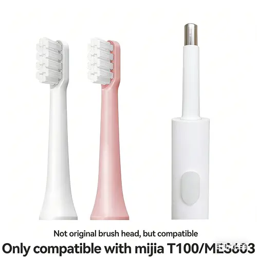 6/12Pcs Replacement Brush Heads For  MIJIA T100 Mes603 Electric Toothbrush Vacuum DuPont Soft Bristle Suitable Nozzles - Image 2