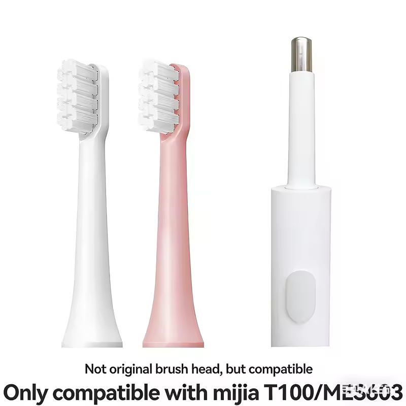 6/12Pcs Replacement Brush Heads For  MIJIA T100 Mes603 Electric Toothbrush Vacuum DuPont Soft Bristle Suitable Nozzles - Image 2