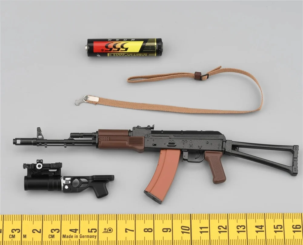1/6 UJINDOU UD9049 Rosyjska Figurka Akcji Główna Broń AKS-74 Magazynek GP25 Pas Nośny Materiał PVC Nie Realistyczny Dla Figurki 12-calowej DIY