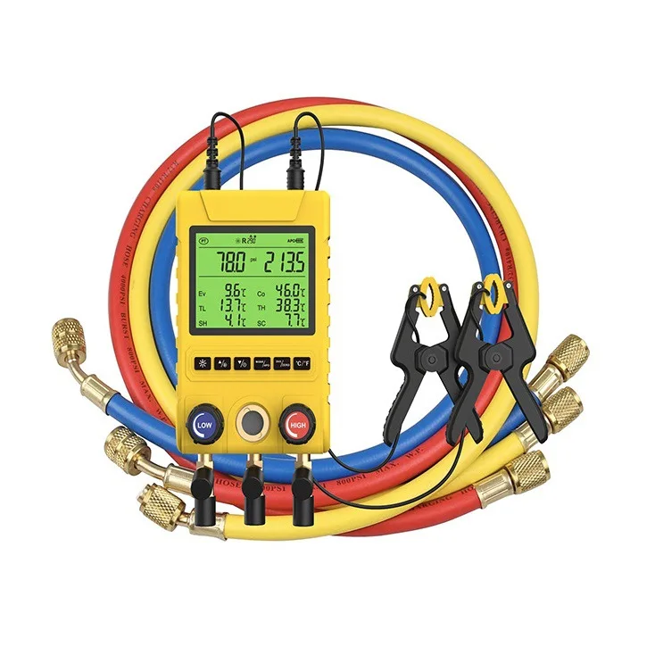 

Digital pressure gauge, refrigerant gauge group, air conditioner fluoride gauge, multi-line cold storage fluoride gauge group