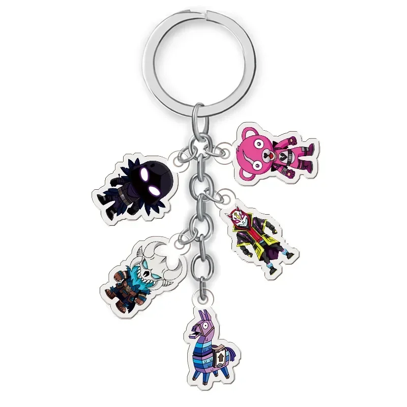 Fortnite Acrylic Double Sided Transparent Keychain