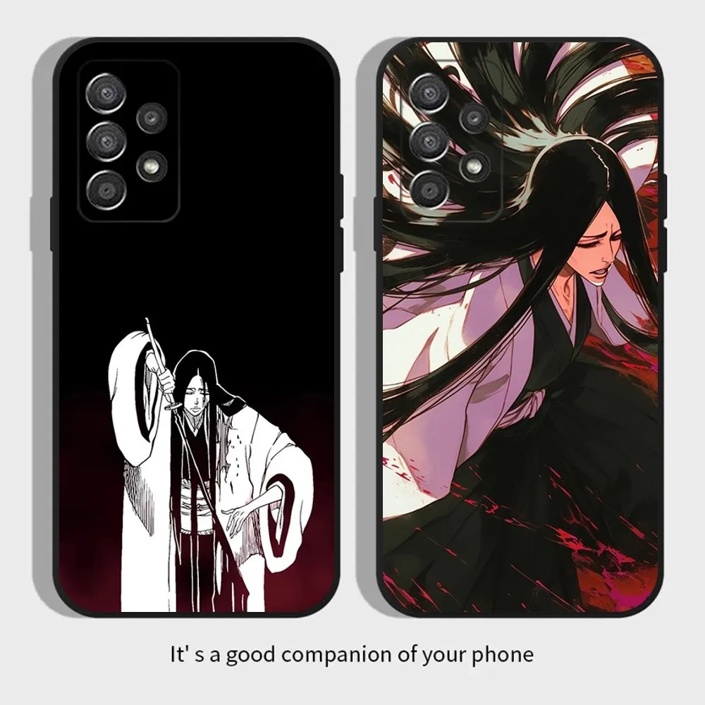 Unohana Retsu B-BleachS Phone Case For Samsung Galaxy A13,A21s,A22,A31,A32,A52,A53,A71,A80,A91 Soft Black Cover