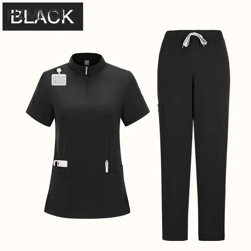 Well Fit Medical Scrubs Uniform Women Scrub Sets Nursing Accessories Hospital Surgery Gowns Dental Clinic Beauty Salon Workwear