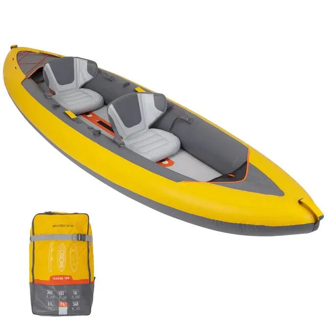 

Kayak 2 Person Seaters Foldable Inflatable Fishing Kayaks