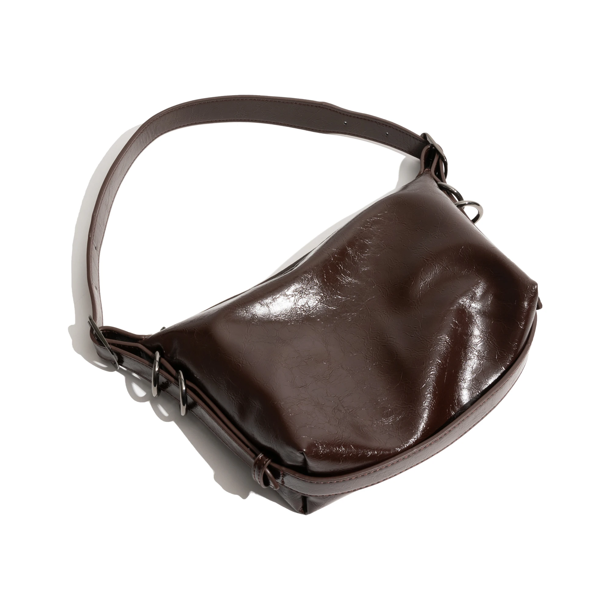 MABULA Bolso de mano de piel sintética para mujer, bolso de hombro Vintage para axila, bolso para teléfono a la moda, bolso sencillo para ir al trabajo diario para mujer