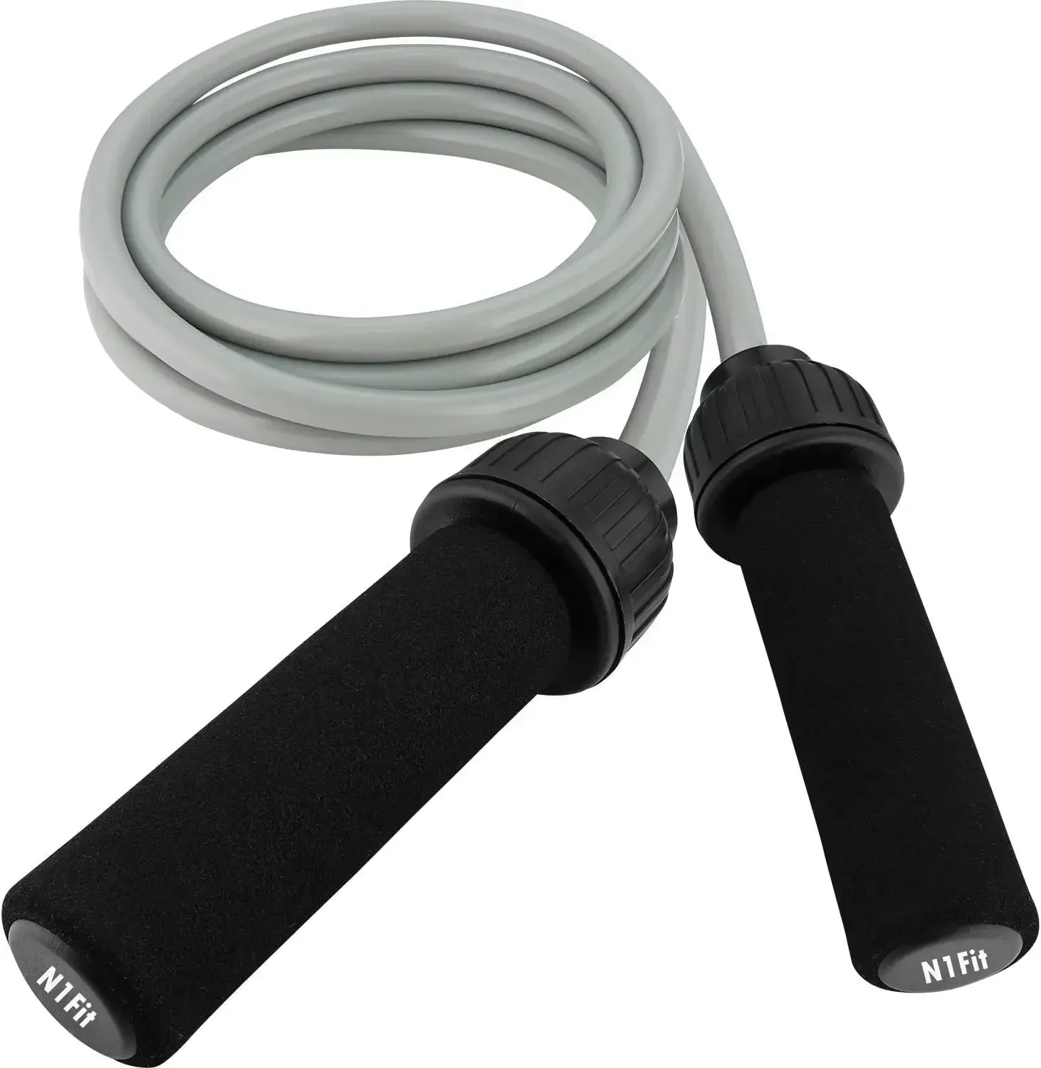 

Weighted Jump Rope 1LB - Tangle-Free Speed Rope for MMA Boxing CrossFit Home Workout