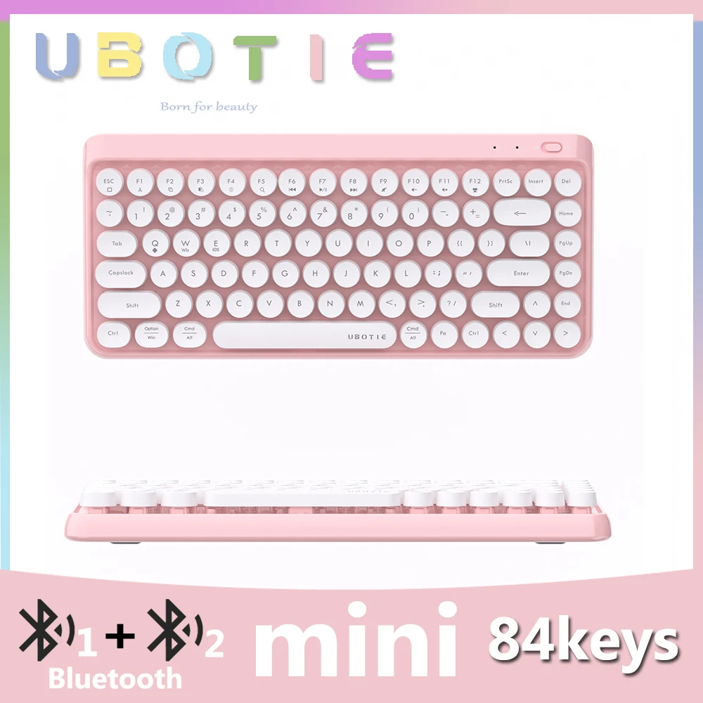 UBOTIE Mini Wireless Keyboard Bluetooth Keyboard For ipad Phone Tablet Portable Bluetooth Keyboard For Samsung Xiaomi