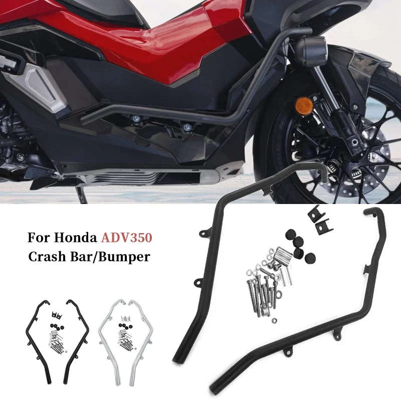 

Fit For Honda ADV350 ADV 350 2024 2025 Motorcycle Engine Guard Highway Crash Bar Anti-Fall Frame Protection Bumper Accessories