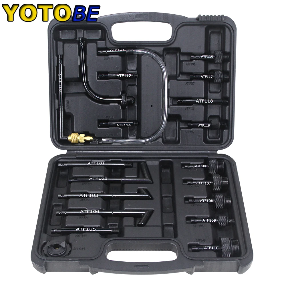 

20Pcs ATF Filler Adapters Transmission Oil Pump Dispenser Tool Set For BMW Ford