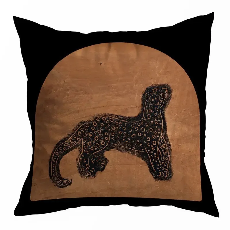 أغطية وسائد على الطراز الشمالي القديم مع طباعة رقمية من القماش القطيفة القصيرة وسادة أريكة على شكل سيارة لديكور المنزل والمكتب