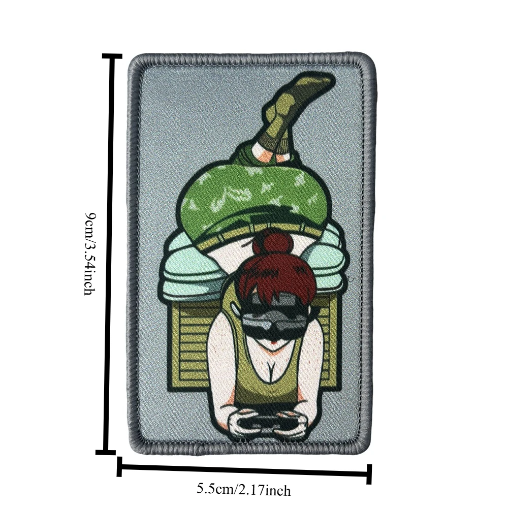 Parche táctico velcro anime – Insignia de moral para equipo militar - imagen 2