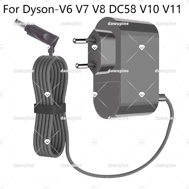 

Адаптер зарядного устройства с вилкой ЕС/США для пылесоса Dyson V6 V7 V8, сменный литий-ионный аккумулятор, шнур питания, детали электроинструмента