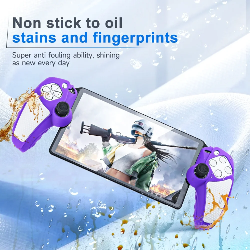 For PS Portal Silicone Protective Case Anti-Bump And Anti-Drop Protective Covers With 2 PCS Keycaps