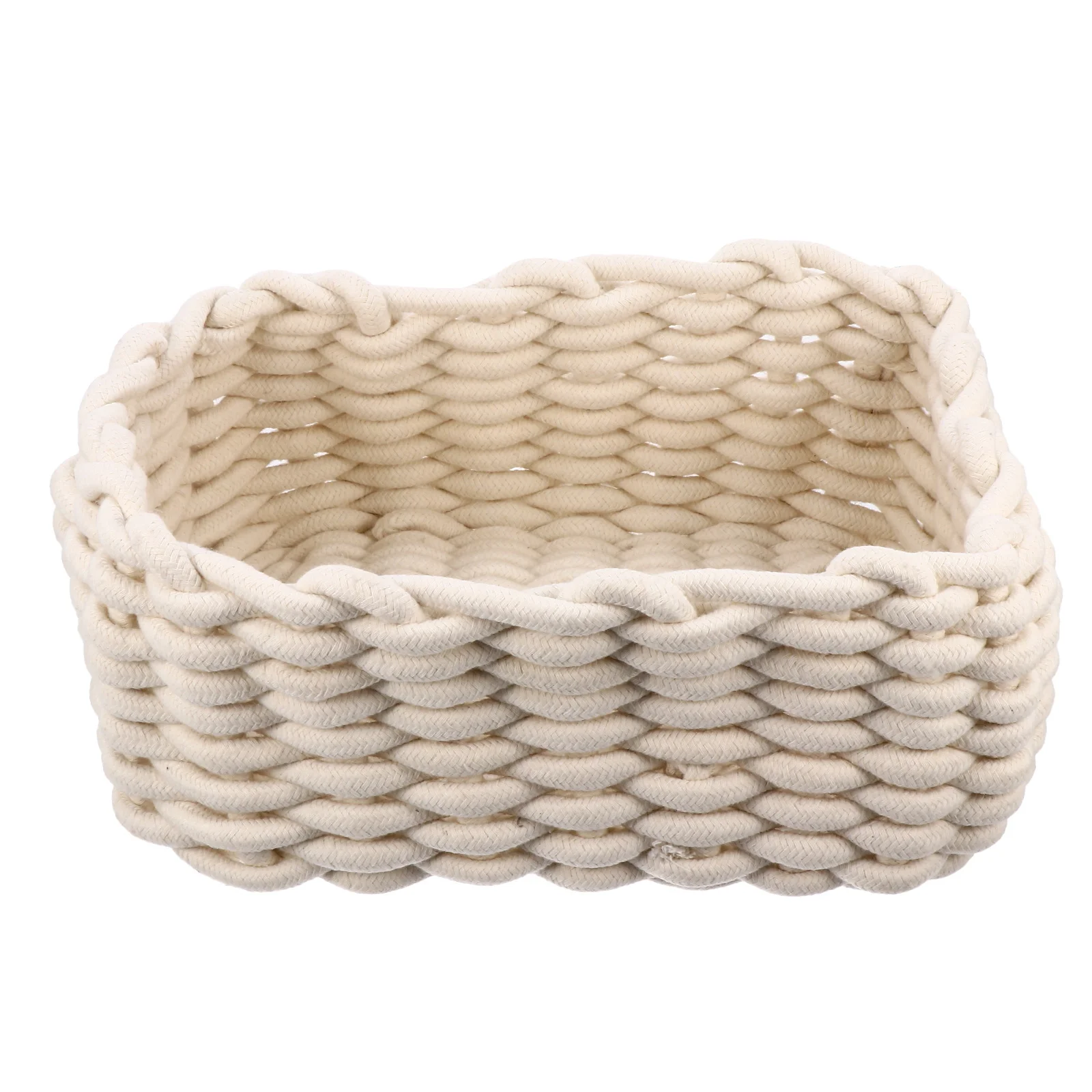 

Storage Bin Tabletop Home Organizer For Food Sundries Decorative Basket Storage Basket With Handle Container