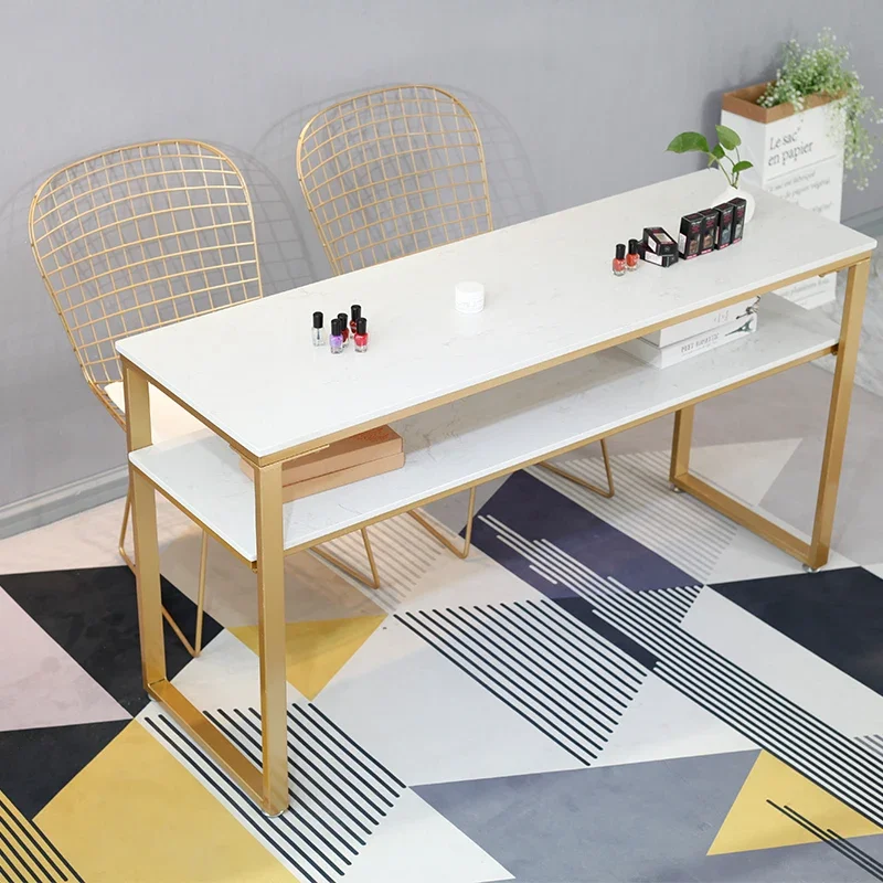 

Modern Marble White Aesthetic Nail Tables Japanese Luxury Speciality Manicure Tables Exquisite Design Manicure Salon Furniture