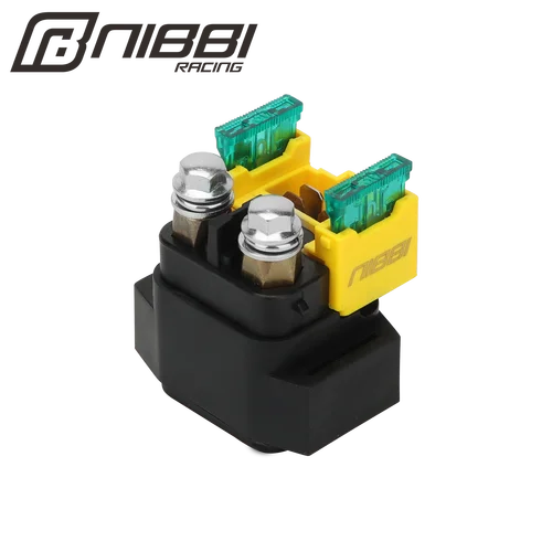 Imagen 1 del producto NIBBI relé solenoide de arranque para motocicleta, sistema de ignición GY6 para Honda, Yamaha, Kawasaki, Suzuki, accesorios para Pitbike