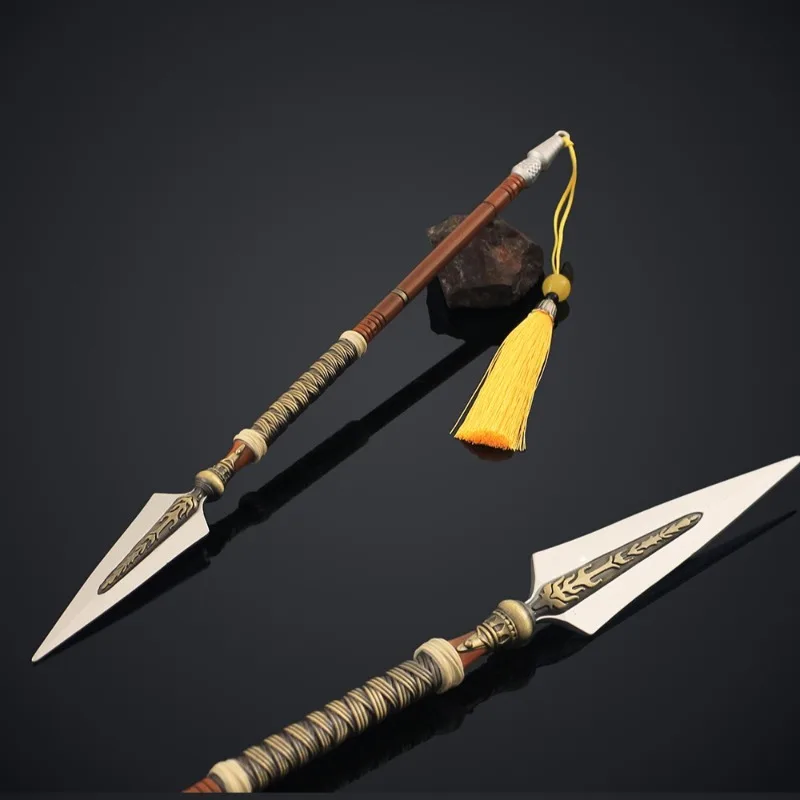 30 cm Dark Destroyer God 2 Ripsaw Storm Chaser Shield Speer van Opstanding Speelgoed Model Set Desktop Ornament Decoraties Gift speelgoed