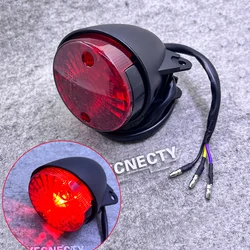 For Qianjiang Keeway K-Light 125/202/QJ200-2H ABS Black Motorcycle Running Brake Tail Light Motorbike Bulb Stop Rear Lamp