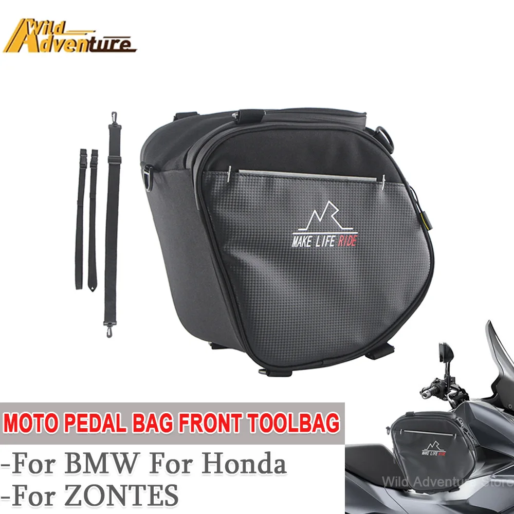 For BMW C400GT Motorcycle Scooter Pedal Bag Toolbag Luggage Saddlebag For Honda PCX 160 XADV750 For YAMAHA tmax530 For ZONTES ZT