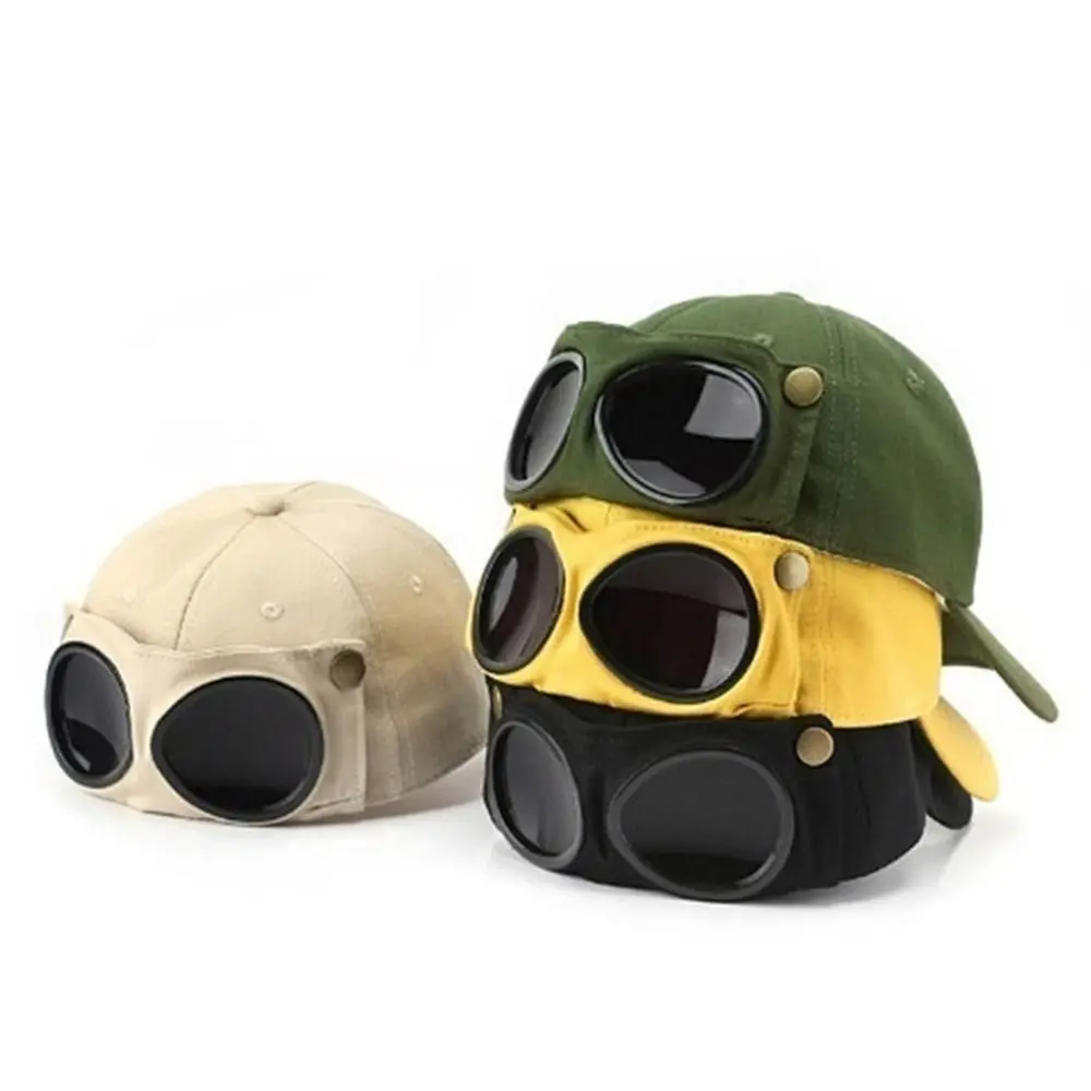 Fashion Sunglasses Breathable Glasses Baseball Cap Pilot Hat Peaked Cap Sun Hat