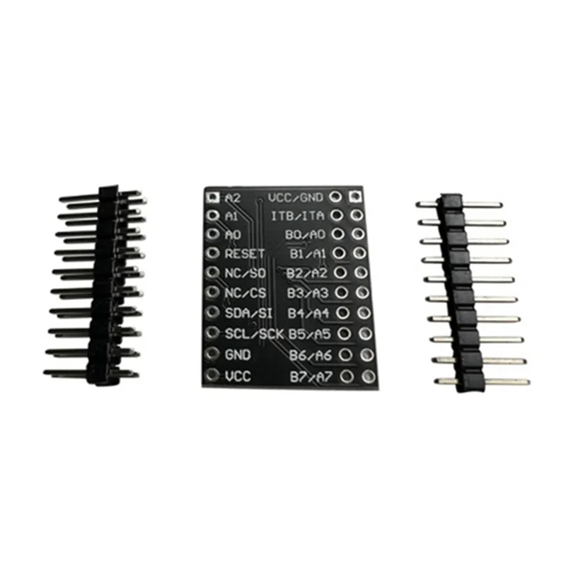 A73E-1 PCS IIC I2C SPI Bidirectionele 16-Bit I/O Expander Pins Seriële Interfacemodule Zwart