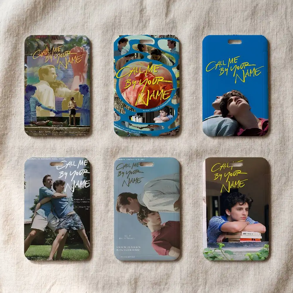 Call Me By Your Name Classic Movie Fashion ID Card Holder Business Work Card Sleeve Protector