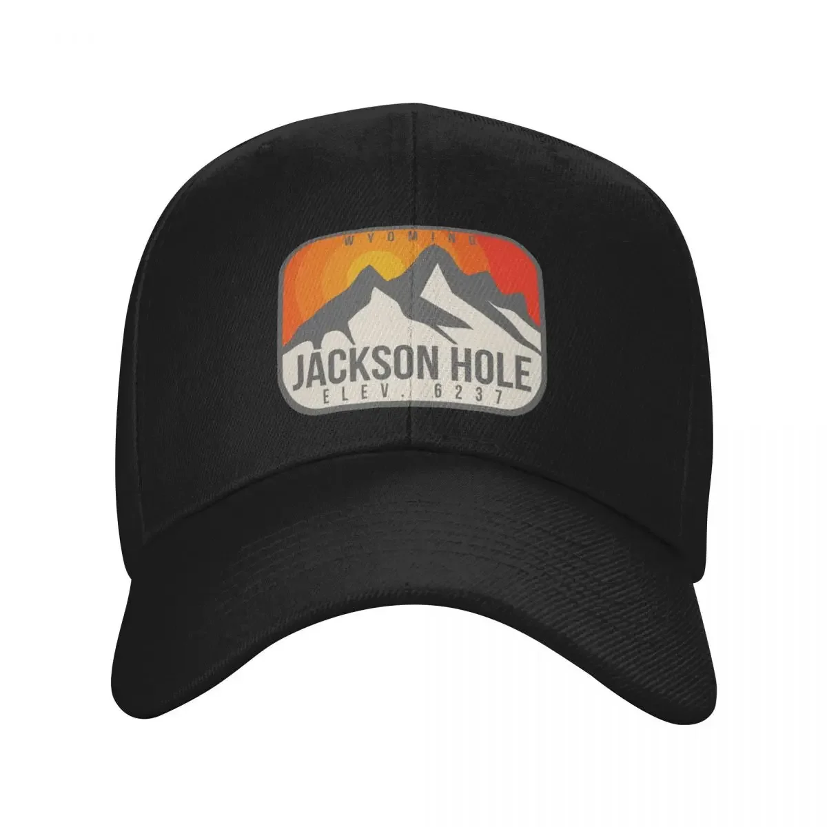 

Jackson Hole Wyoming Vintage Retro Adventure Snowboarding, Skiing Baseball Cap Rave luxury caps Sun Hats For Women Men's