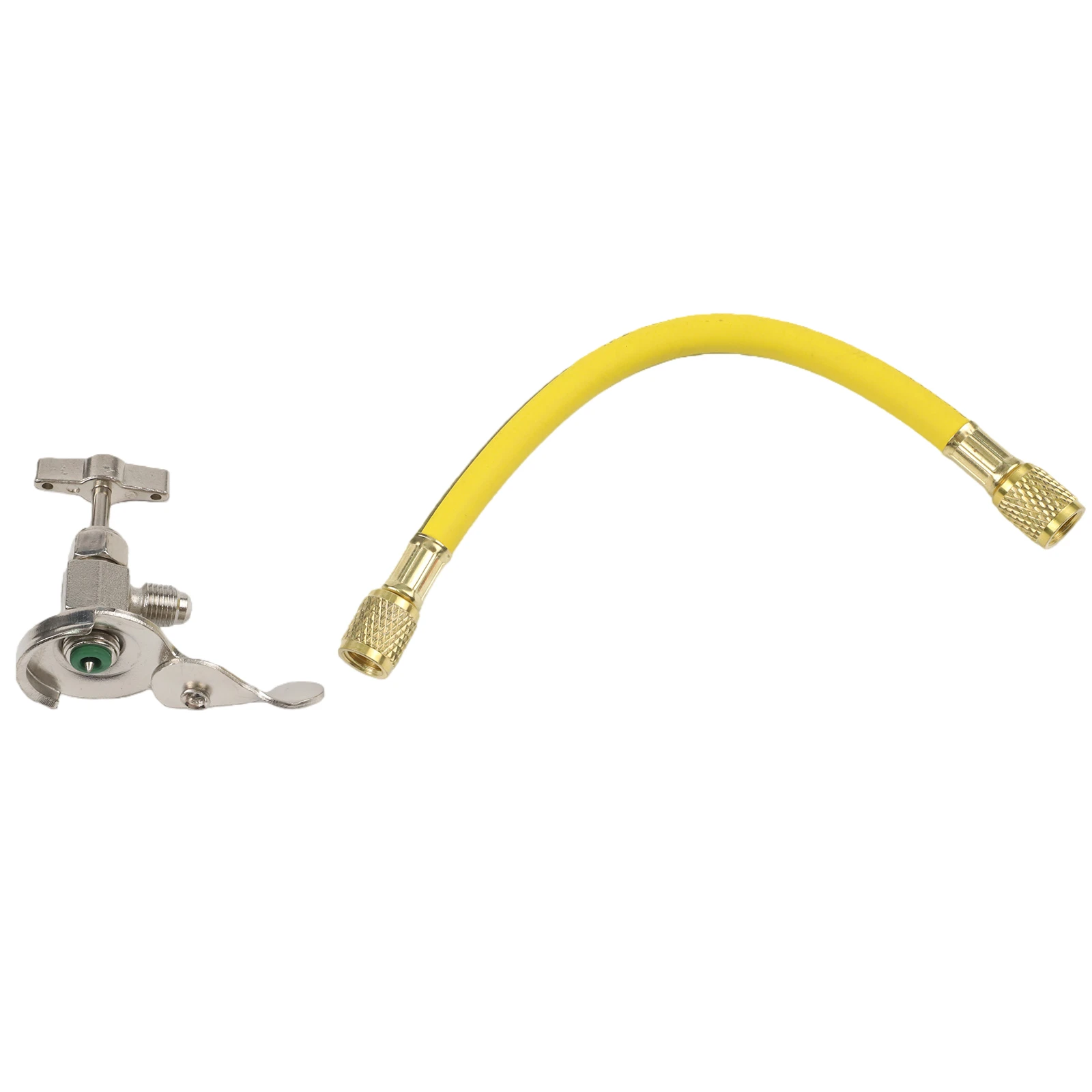 Can Tap Tapper Hose Valve Kit Faucet Tube Recharge Adapter Refrigerant Charge Rubber Stainless Steel Brand New
