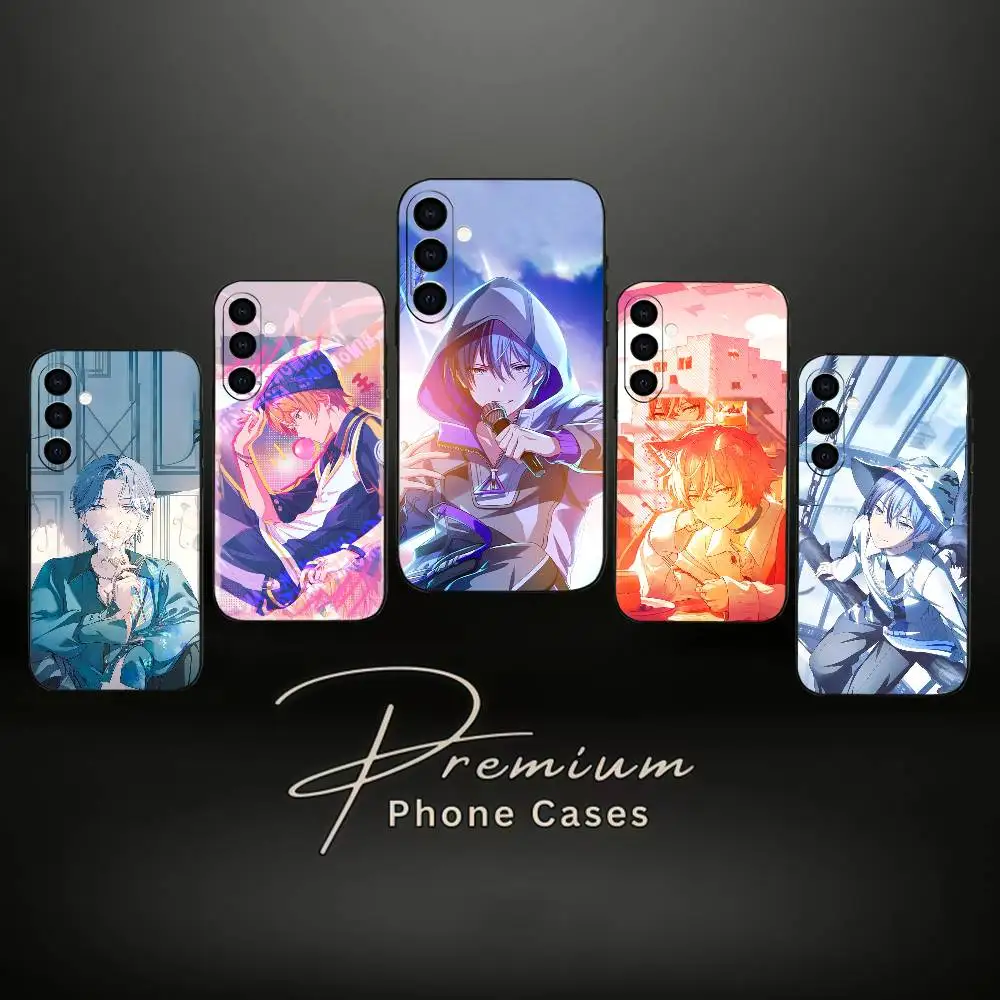 

A-Akito Shinonome T-Toya Aoyagi Phone Case For Samsung Galaxy A73,A72,A71,A70,A53,A52,A51,Soft Silicone Black Cover