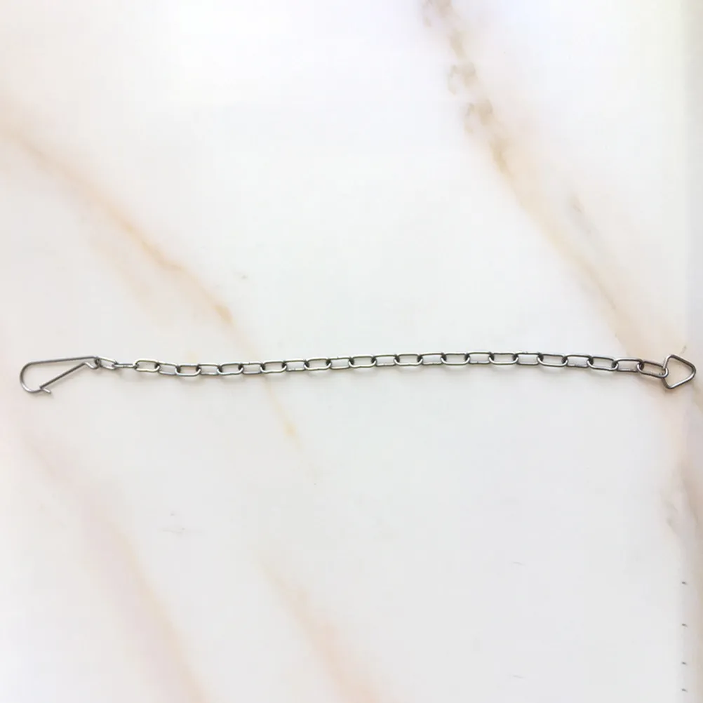 

5Pcs Universal Toilet Flapper Chain Stainless Steel Toilet Handle Lift Chain Replacement Kit for Baffle Flap Repair Supplies