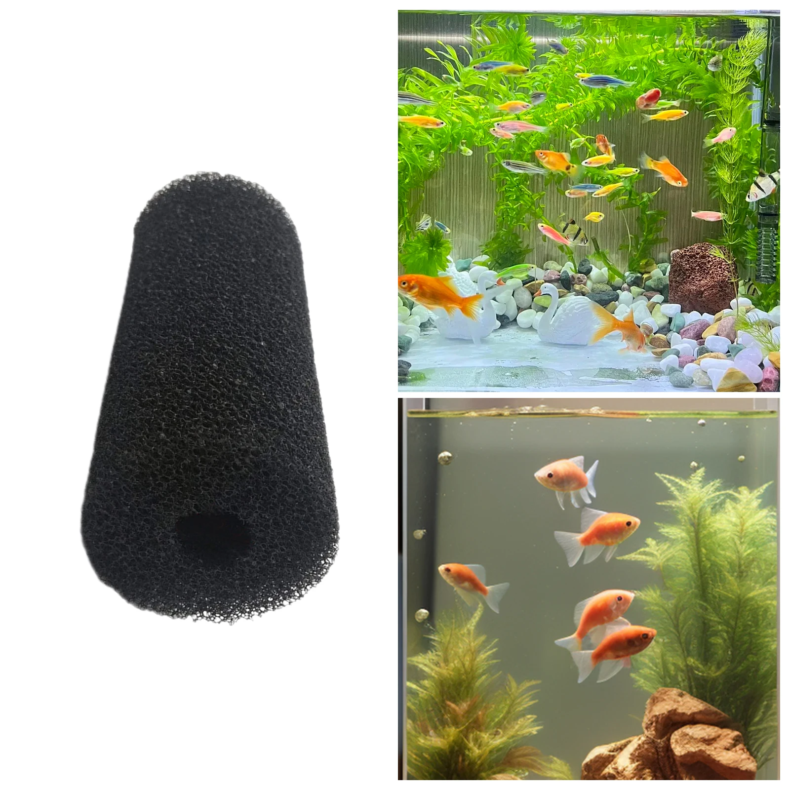 1PC Fish Tank Filter Sponge Intake Filter Sponge Cover for Fish Tank Hydroponics