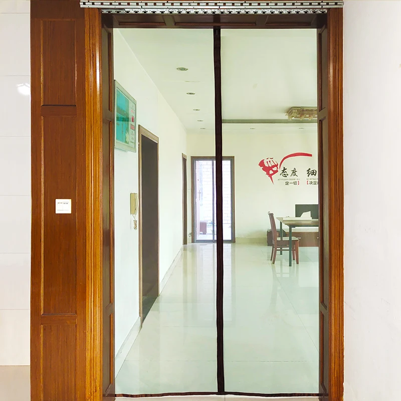 mosquitera magnética,Cortina para puerta magnética con cierre automático, mosquitera para insectos voladores, tamaño personaliza