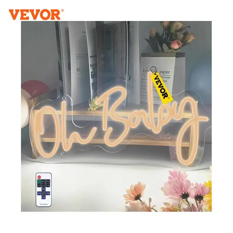 ปากการูปหัวใจ vevor สำหรับเครื่องตกแต่งฝาผนังพร้อมรีโมทคอนโทรลและสวิตช์หรี่แสงได้สำหรับของตกแต่งงานแต่งงานปาร์ตี้วันเกิด dekorasi Baby Shower