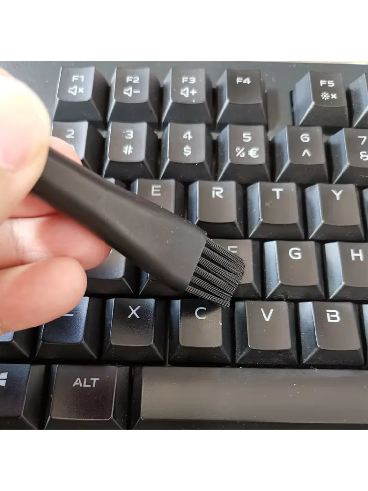 6 in 1 Black Keyboard Cleaning Brush Kit Small Computer Dust Brush Cleaner Anti-static For Laptop USB Household Cleaning Tool