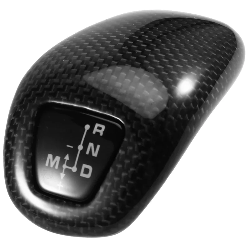 เปลี่ยนคาร์บอนไฟเบอร์รถหัวเกียร์เหมาะสําหรับลูกบิดภายในรถสําหรับ Porsche