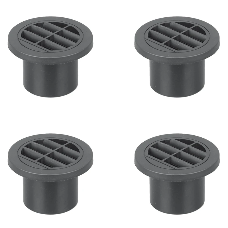 4X Air Vent Ducting Piece Round Flat Pipe Outlet Exhaust Connector For Webasto Eberspaecher Parking Heater 60Mm