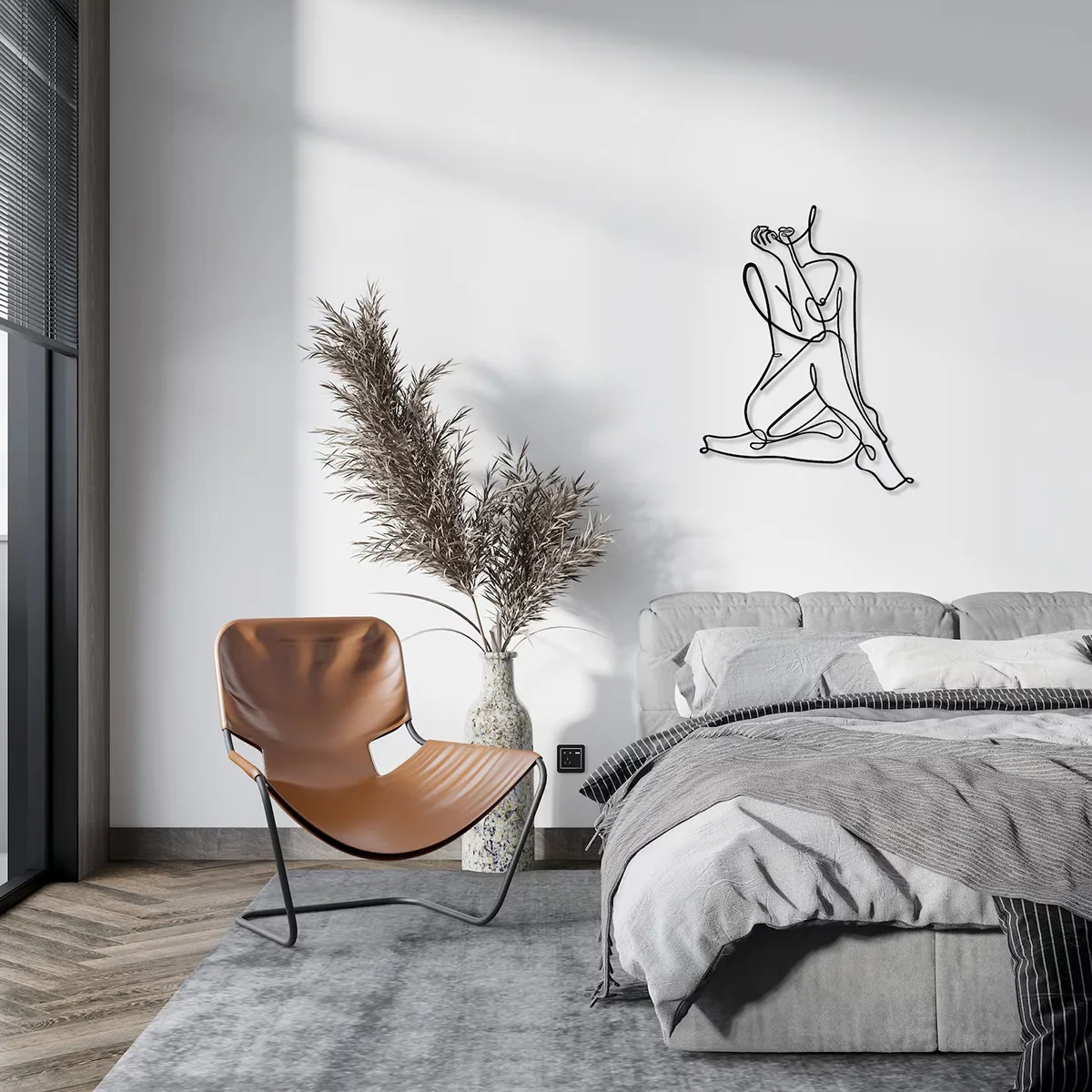 1PC Personalized Metal Art Decoration, Cute Girl Metal Wall Decoration, Living Room Study Room Wall Hanging Home Art