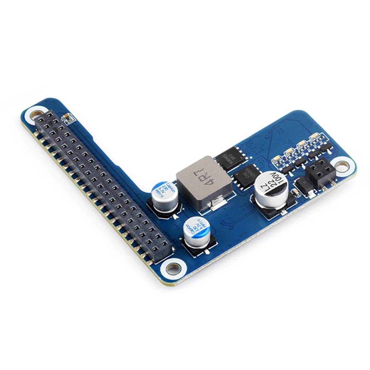 AT87-Waveshare PoE Power Expansion Board for Raspberry Pi 5 Ethernet 5V 5A Support 802.3af/At Network Standard Expansion Boards