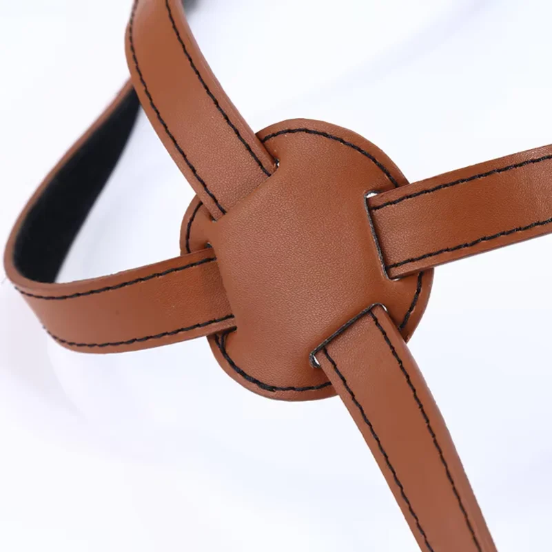 Concealed Tactical Hunting Underarm Holster PU Leather Gun 1911 Glock 17 19 31 Holster with Double Magazine Pouch - view 5