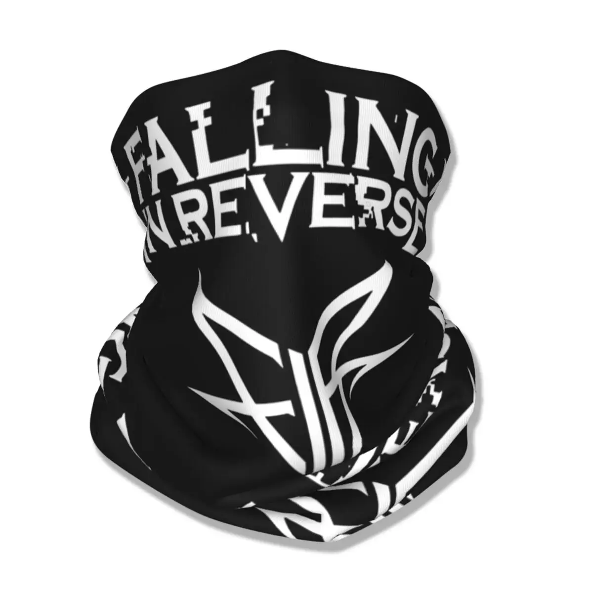 

Falling In Reverse Logo Bandana Neck Cover Printed Rock Music Mask Scarf Warm Cycling Scarf Running Unisex Adult Windproof