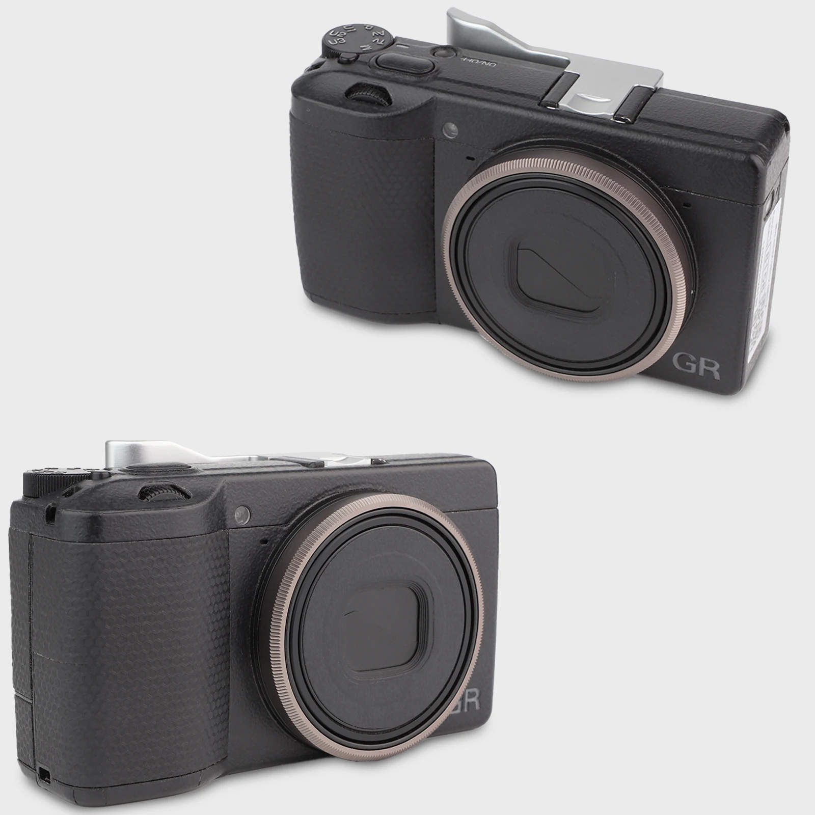 Haoge RRC-GR3XG Dark สีเทาโลหะตกแต่งแหวนสำหรับ RICOH GR3X/GRIIIX กล้องแทนที่ GN-2