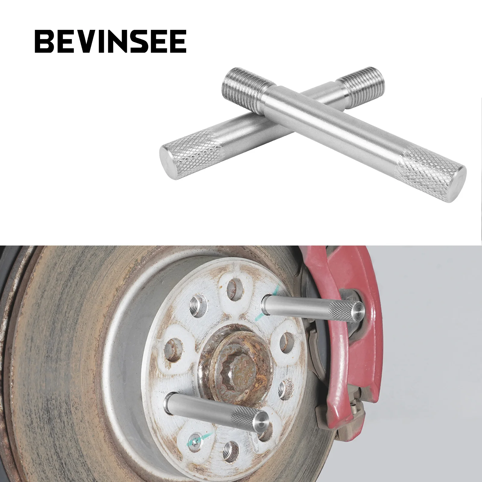 BEVINSEE M14X1.5 Wheel Hanger Bolts Lug Guide Tool  for VW for Golf 5/6/7 for Passat for Audi A3 A4 Q5 for Porsche for Mercedes