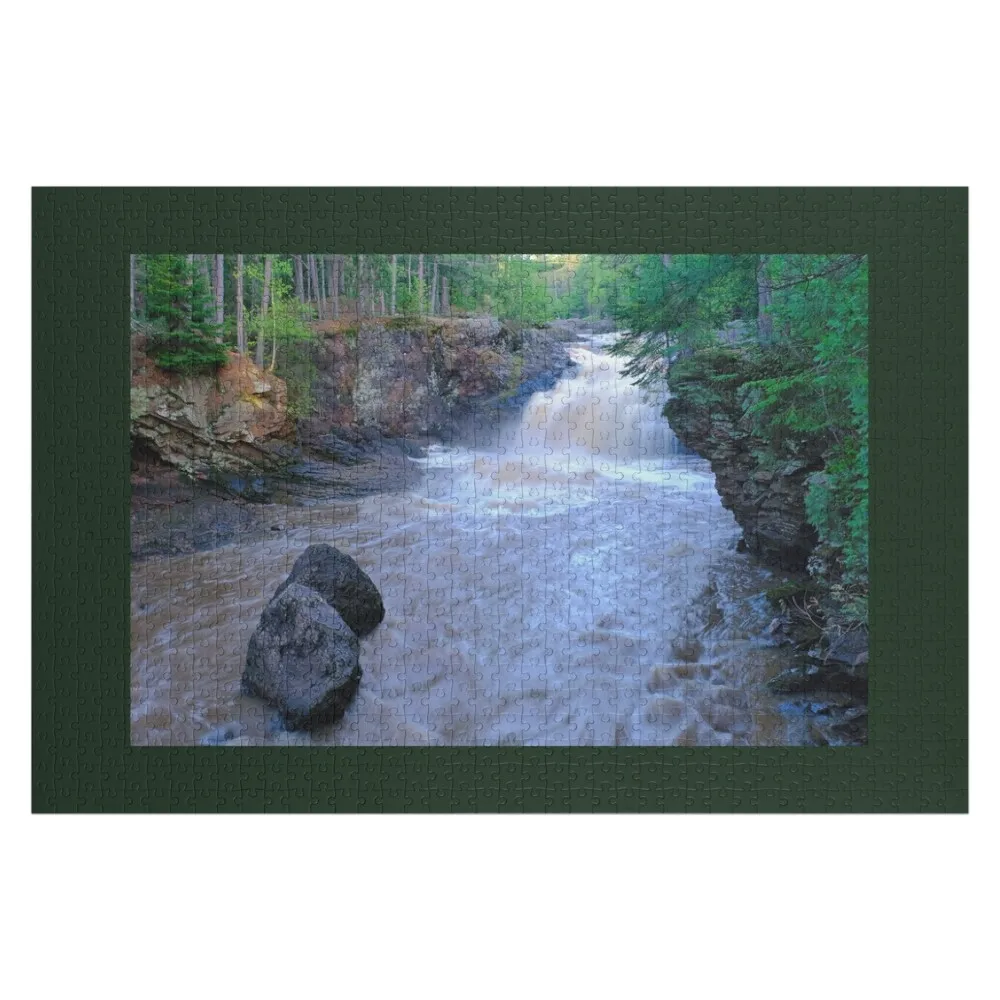 

Amnicon Falls State Park near Superior, Wisconsin Jigsaw Puzzle Personalised Name Scale Motors Personalized Gift Puzzle