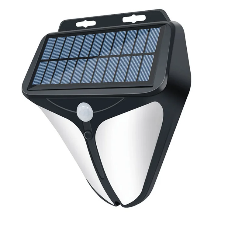 

Солнечный уличный светильник с датчиком движения, 26 светодиодов, красно-синяя мигающая сигнальная лампа, водонепроницаемый, для двора, сада, забора